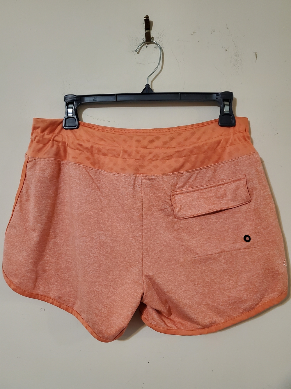 Rabbit Heathered Coral Peach Athletic Shorts Womens L - Picture 4 of 6
